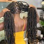 Goddess faux Locs (med)