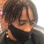 Loc Maintenance/Palm Roll- Up to mid back