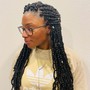 Feed in Braids + Box braids