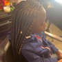 Kid's Fulani Braids (medium) Ages  4-12