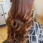 Perm- medium to long hair