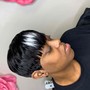 Relaxer Cut &amp; Short hair style