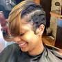 Relaxer Cut &amp; Short hair style