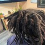 Mid back retwist and style