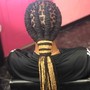 Retwist Shoulder Length Locs With 6 or more braids