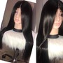 Silk Press with Extenstions