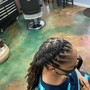 Men bun Cornrows