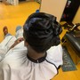 Reg. Updo on Relaxed hair