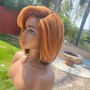 Human hair wig install