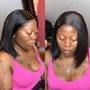 Frontal wig install with glue