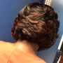 Finger waves (relaxed hair)