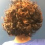 Shampoo curl w/ tracks