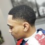 Mens basic fade/taper cut and beard trim