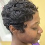 Cut, Relaxer, Rinse, Style