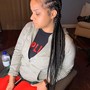 Medium Knotless Braids