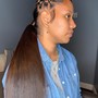 Medium Knotless Braids