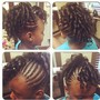 Comb Twist(on natural hairl/ short-Med lengths)