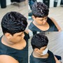 Virgin Relaxer Service with Haircut Style (1st time or 6 mo+)