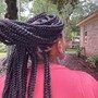 Shampoo and knotless or Box Braids