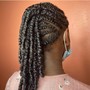 Two strand twist medium hair-shoulder length