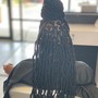 Bob length messy locs