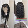 Large knotless braids