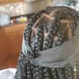 2 layer French braids