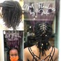 Goddess/Bohemian   hair extensions added