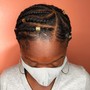 Flat twist Updo