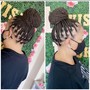 Boys men bun braids