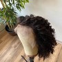 Silk wrap with Curls