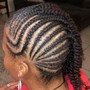 Med (StraightBacks)Cornrows min 12