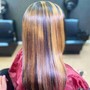 Permanent Color with Full Balayage