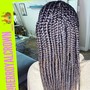 Medium Knotless Braids