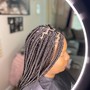 Medium Knotless Braids