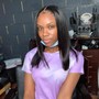 Just flat iron weave