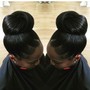 Short Hair in back of head Relaxer