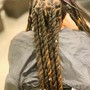 Loc All Over Color - Dark Brown, Black - permanent