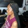 Individual plaits no hair added