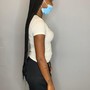 Stitch braids w/body wave hair (extra if I provide the hair)