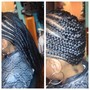 Braidless Sew In, with a Silk Press