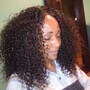 Curly straightening weave add on