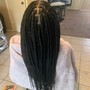 Half Ponytail with sew in back