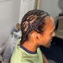 Braid down for wig install