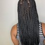 (Extensions)Braided ponytail/straight backs 9 or more