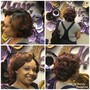 Partial Weave ponytail