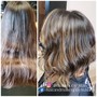 Balayage short hair