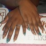 Long Acrylic Overlay