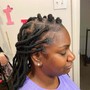 Slick  / Braided / V-part / Side / Middle Ponytail