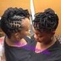 Bantu Knots Curls Locs or Natural Hair